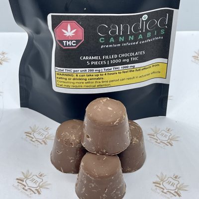 Caramel Filled Chocolates –  Candied Cannabis (1,000mg)
