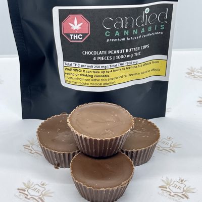 Chocolate Peanut Butter Cups –  Candied Cannabis (1,000mg)