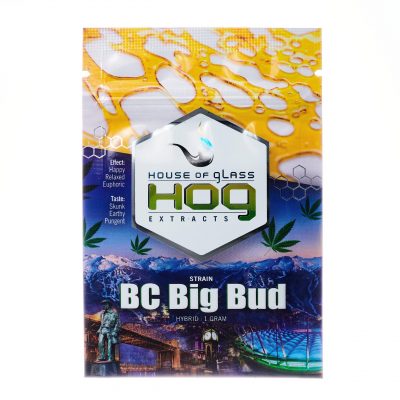BC Big Bud Shatter – House of Glass Extracts
