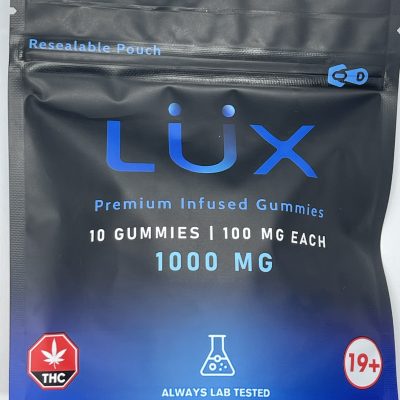 LUX Premium Infused Gummies – 1,000mg