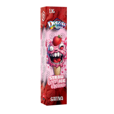 Strawberry Ice Cream Vape – Drizzle Factory – Sativa