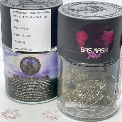 Gas Mask Pink – Walt Herb Co. 7 Gram Premium Flower Jars