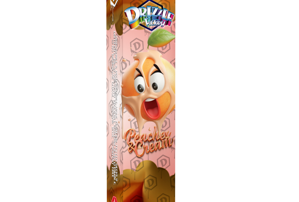 Peaches & Cream Vape – Drizzle Factory – Hybrid