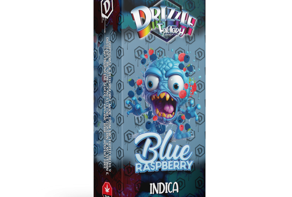 Blue Raspberry Vape – Drizzle Factory – Indica