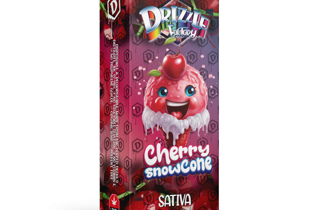 Cherry Snowcone Vape – Drizzle Factory – Sativa